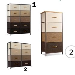 5-piece Fabric dressers