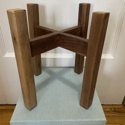 Walnut Plant Stand