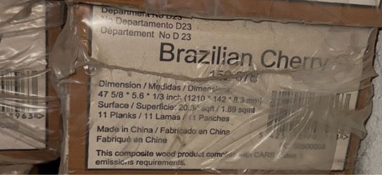 laminate flooring Brazilian Cherry