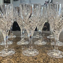 Dublin  Crystal Goblets Set Of 11
