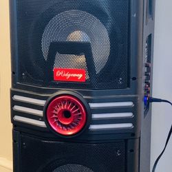 Ridgeway Portable Rechargeable Bluetooth DJ / Karaoke Stereo Speaker