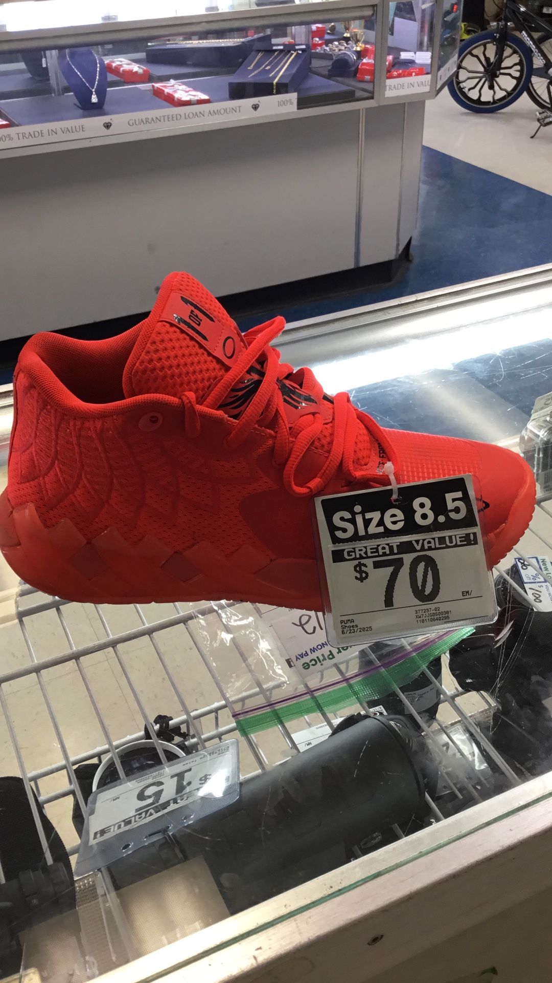 $70. Puma Shoes.