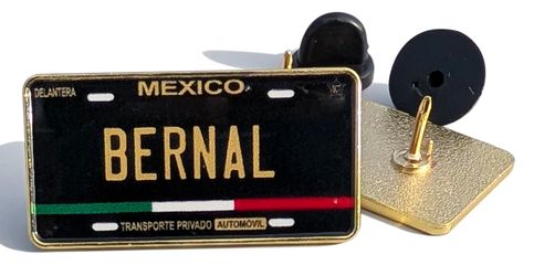 Bernal Car Plate Pin For Caps Clothing Enamel Badge  Pin Bernal Pin