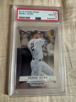 2012 Panini Prizm Derek Jeter PSA 10