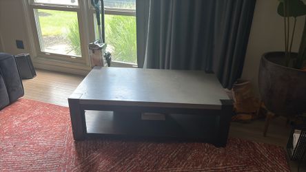 Concrete top coffee table