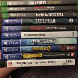 Xbox & PlayStation 4 Games