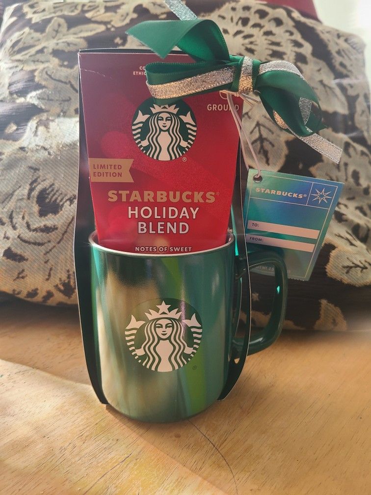 Starbucks Holiday Mug And Holiday Coffee Blend Set