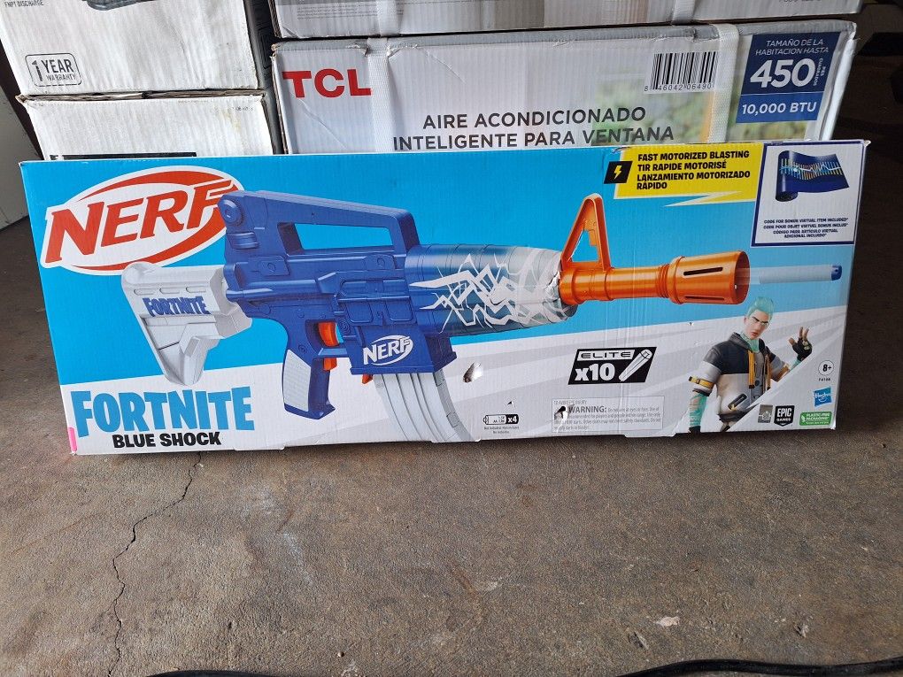Nerf Fort Nite Blue Shock.