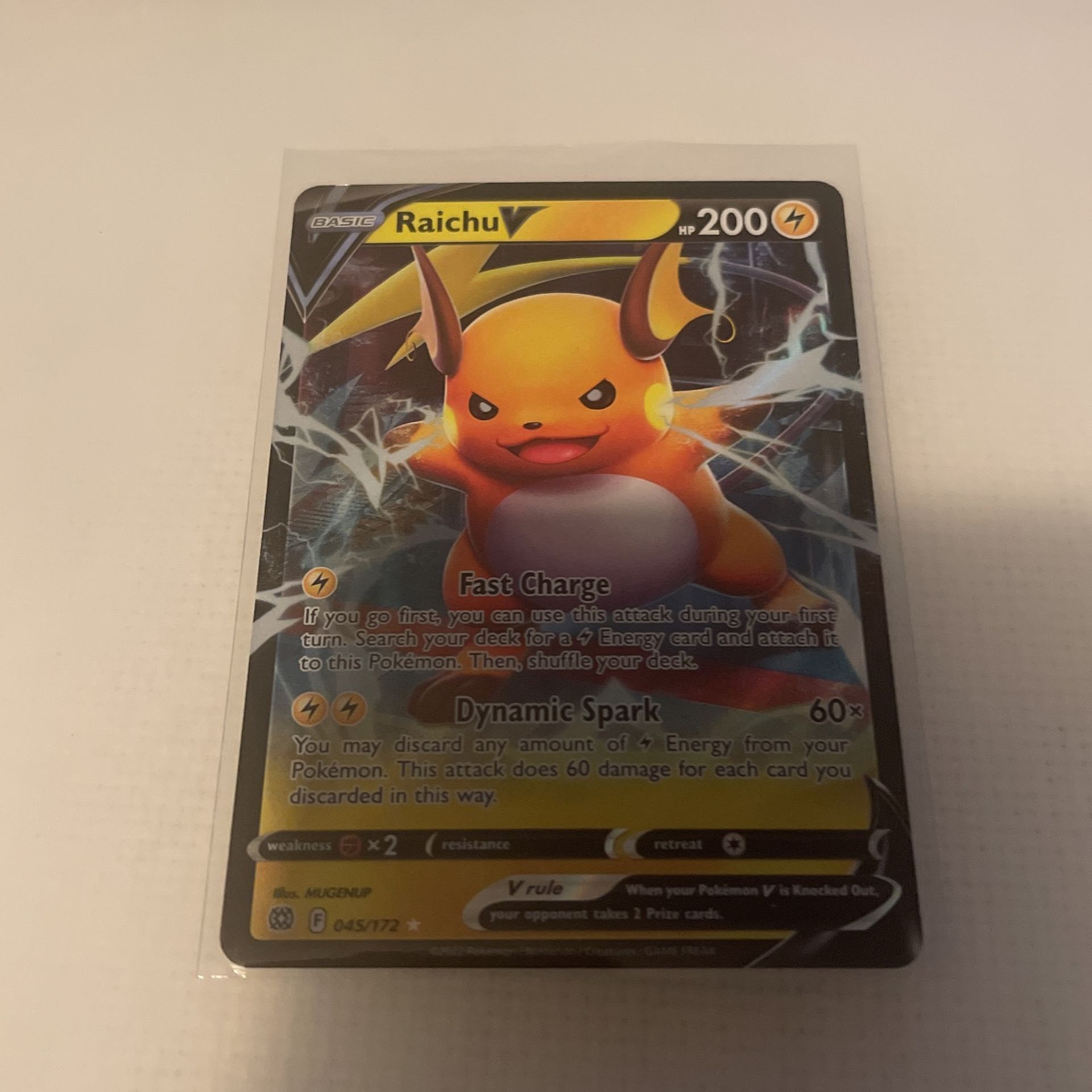 Pokémon Raichu V 45/172