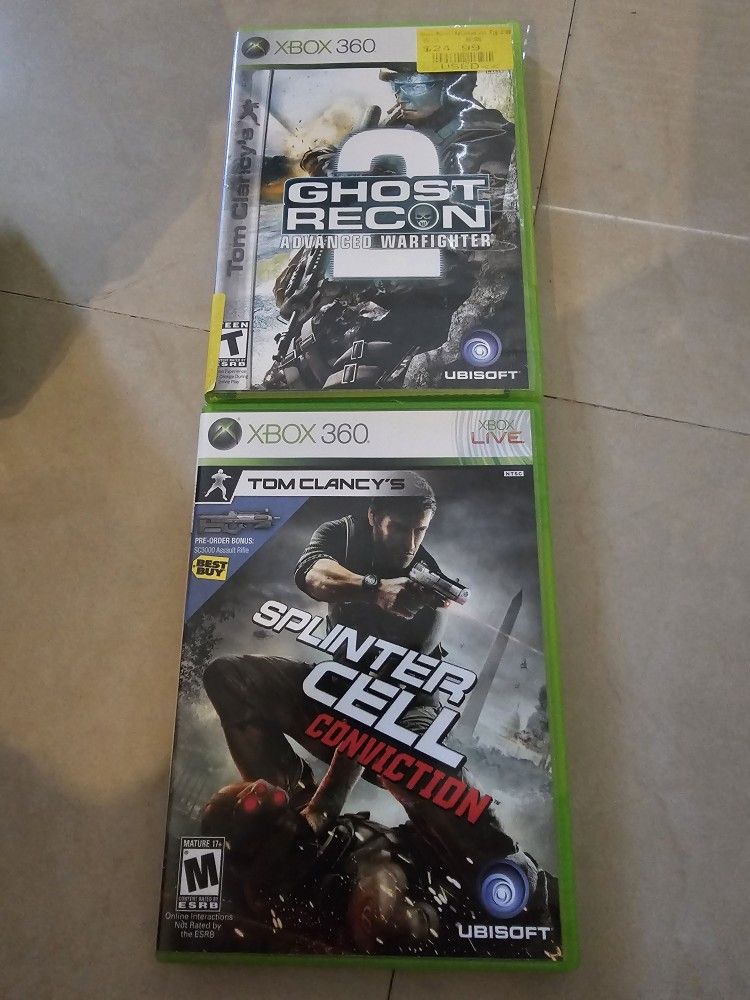 Tom Clancy Games Xbox 360