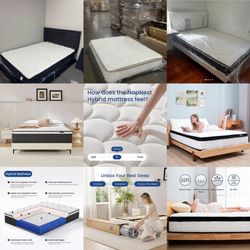 Memory foam mattress，bed frame