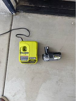 18v Ryobi 4ah high performance battery and fast charger (New)
