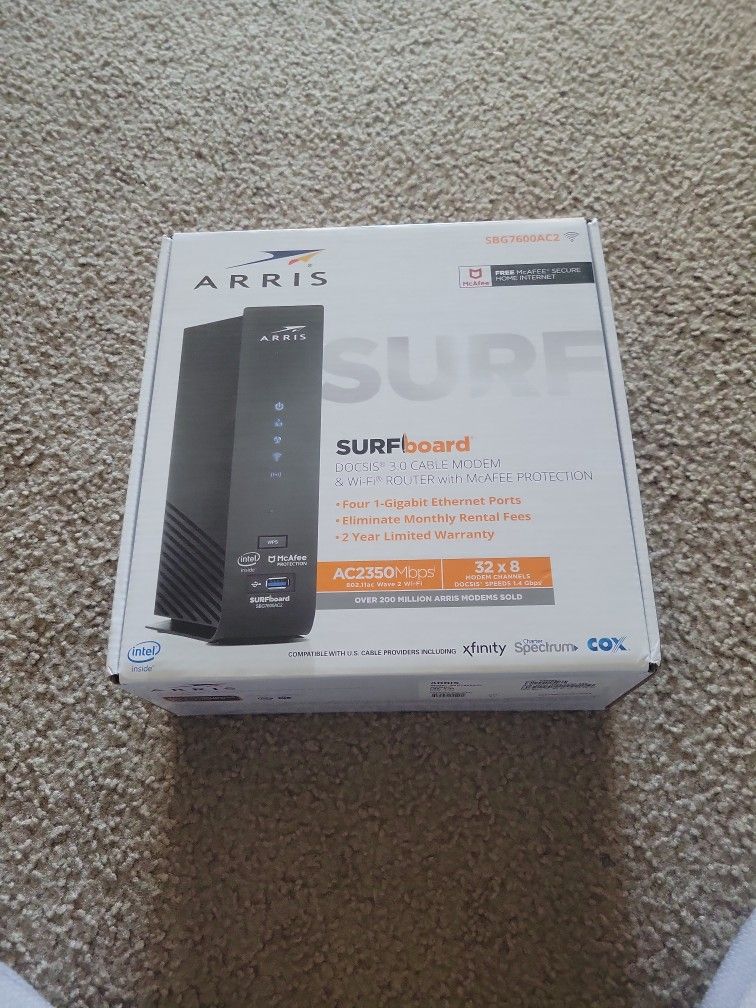 Arris Surfboard DOCSIS 3.0 Cable MODEM WIFI Router