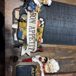 Fat Chef Kitchen Decor Lot
