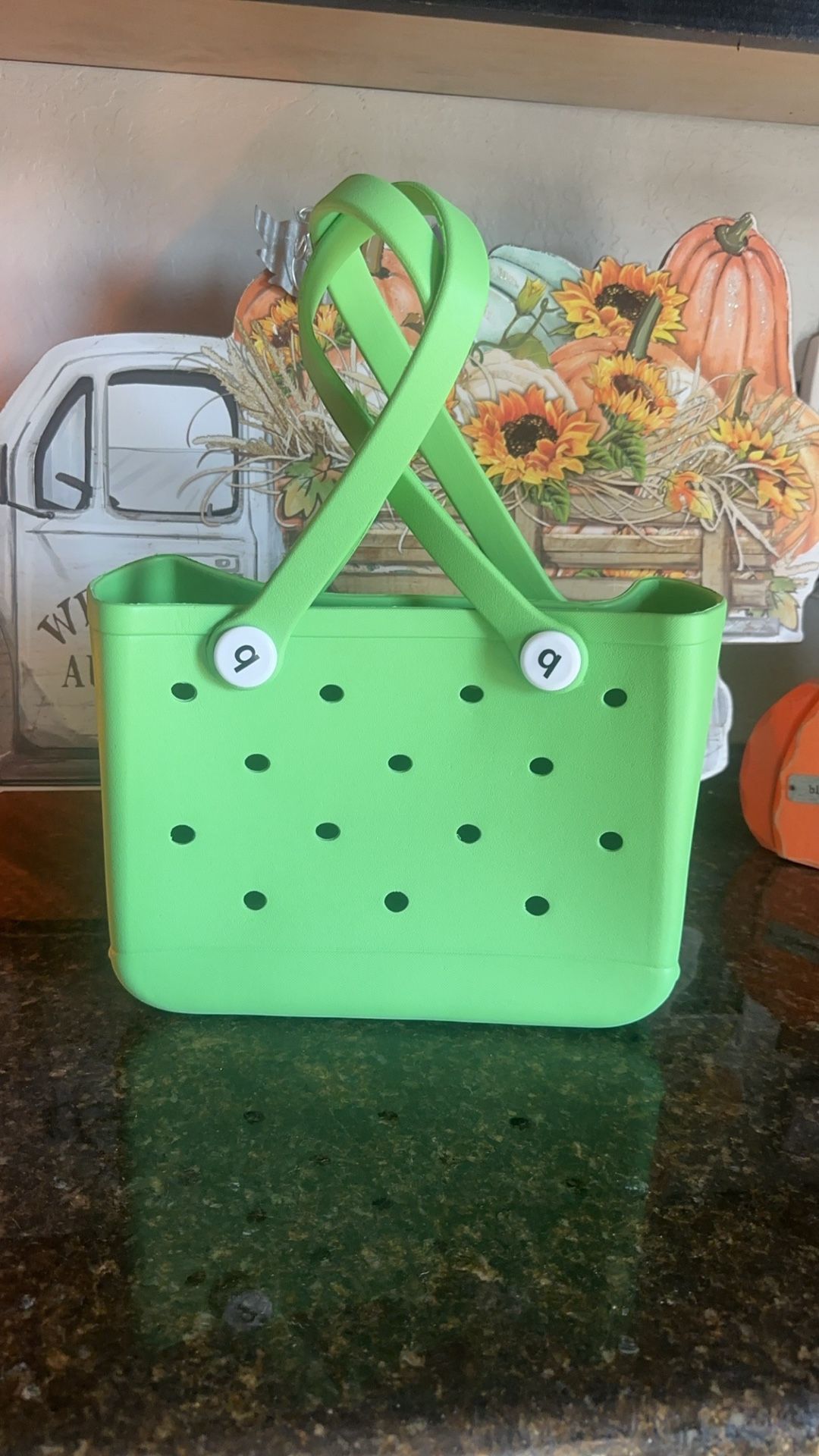 Solid color beach bag, cave bag, travel storage bag, women's rubber handbag