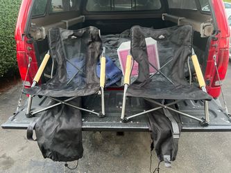 Two Cascade Mountain low pro Fyle, camp chairs, 50 total, both, brand new, never used Two Cascade Mountain Low Profile camp chairs, 50 total, both, br