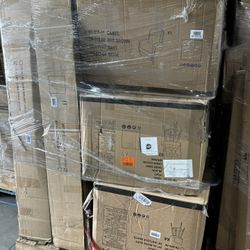 Mix Return pallets for sale, Furniture and other stuffs mix customer Returned Pallet, table, chairs, barstools, small appliances etc