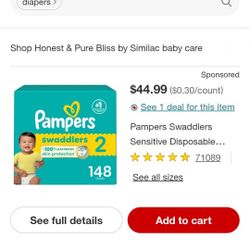 Diapers Baby Pampers 