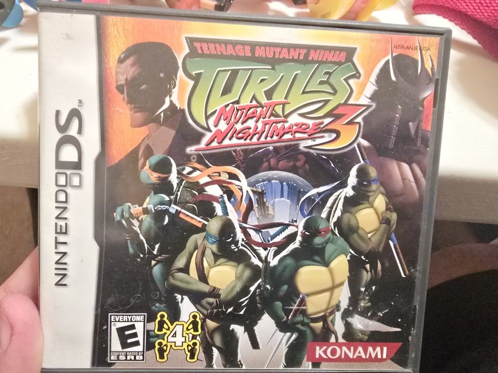 🐢 Nintendo DS TMNT 3: Mutant Nightmare (2005) – Complete CIB, Tested, Works Great!
