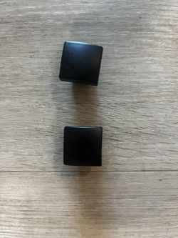 Square Black Cabinet Knobs