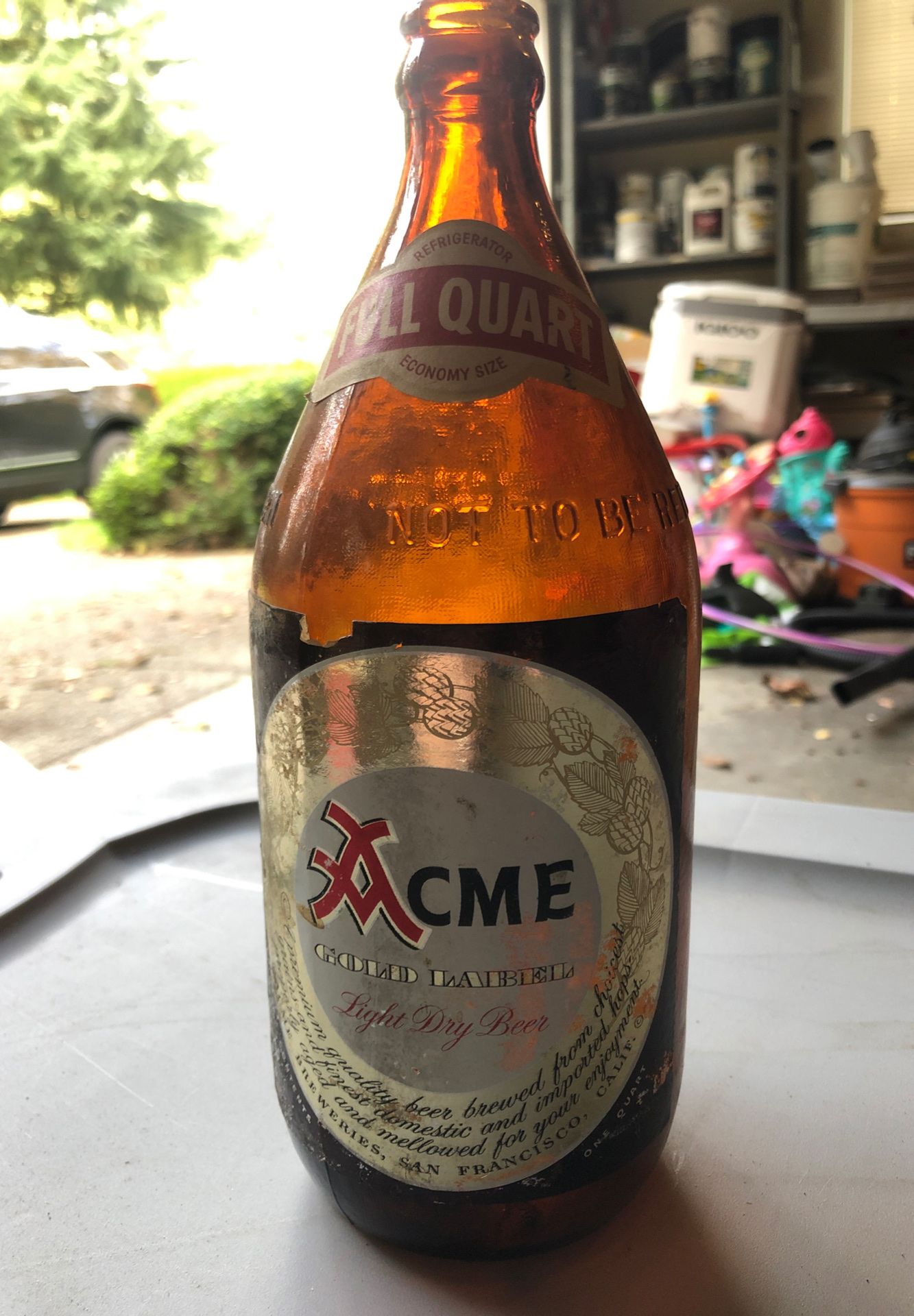 Acme quart bottle vintage