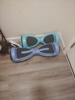 Two Hoverboards – Teal and Blue
