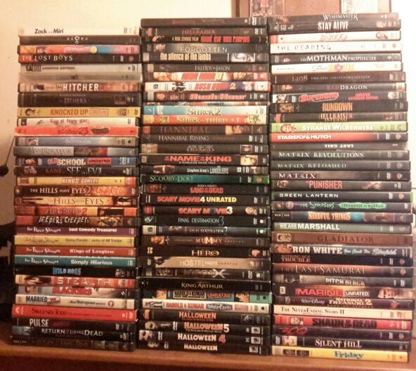 dvd lot 100 dvds in total