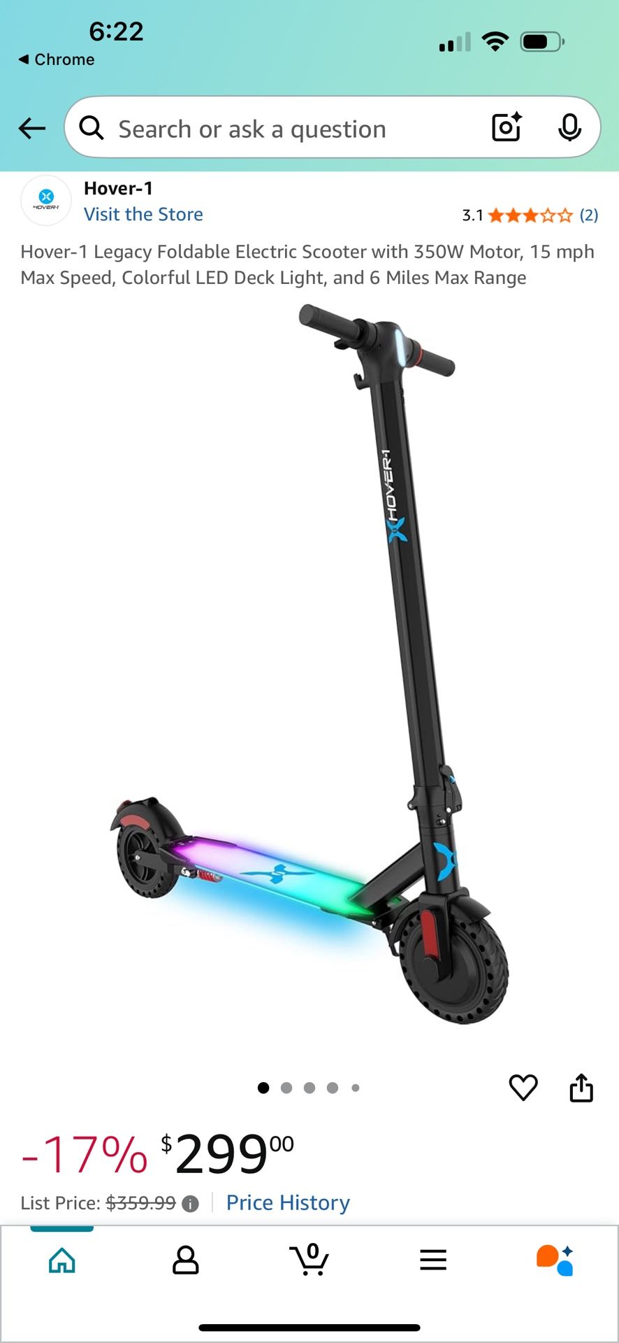 Hover-1 Legacy Foldable Electric Scooter