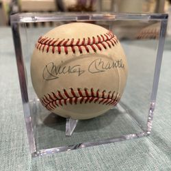 Mickey Mantle Autographed Baseball Steiner Hologram