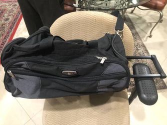 Suitcases and backpacks