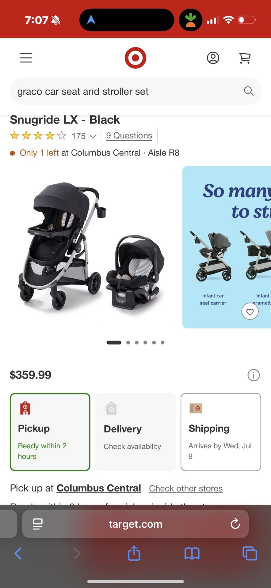 Car Seat And stroller