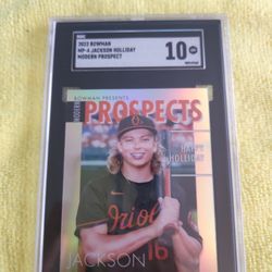 2023 Bowman MP-4 Jackson Holliday Modern Prospect SGC 10