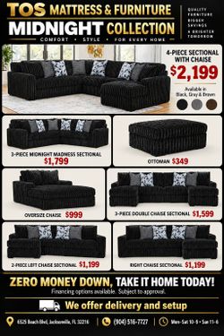 Corduroy sectional in various shapes and sizes and colors 🚚WE DELIVER🚚