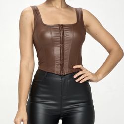 Stretchy Corset Like Crop Top 