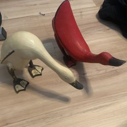 Hand Carved Wood Duck