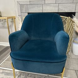 New Teal Arm Chair 