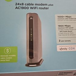 Motorola ac1900 24x8 cable modem