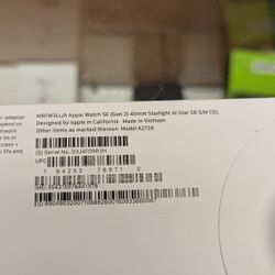 Apple Watch SE 2nd Generation 40mm Cellular And Gps New Open Box 