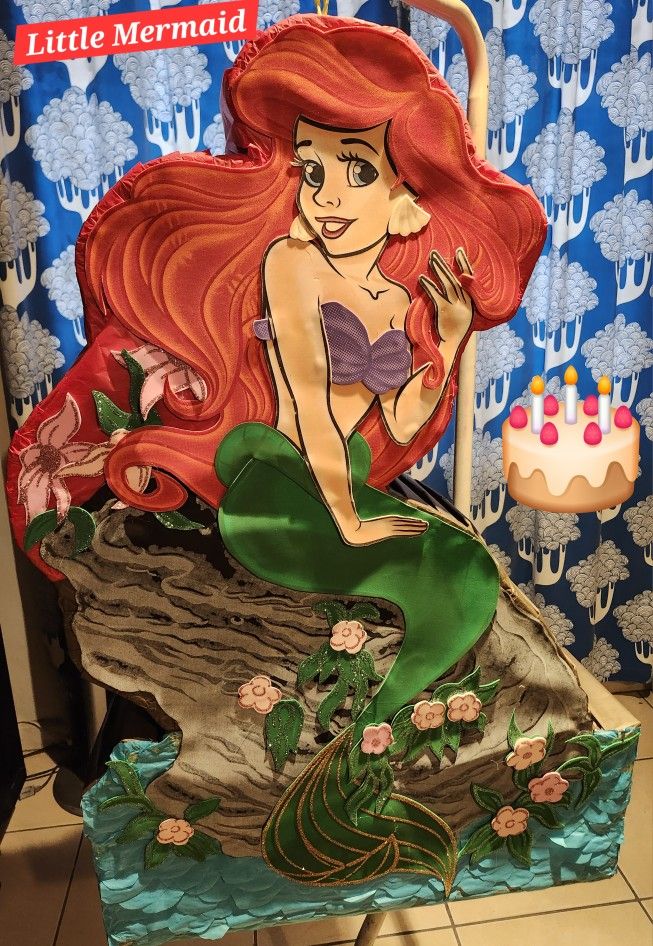 Little Mermaid Ariel Pinata/on Sale