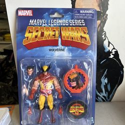Hasbro Marvel  legends Secret Wars Wolverine action figure