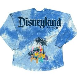 SPIRIT JERSEY DISNEYLAND RESORT LILO & STITCH TIE DYE ADULT SIZE XL