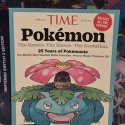 Pokemon 25th Anniversary Special Edition Time Magazine Venusaur Cover