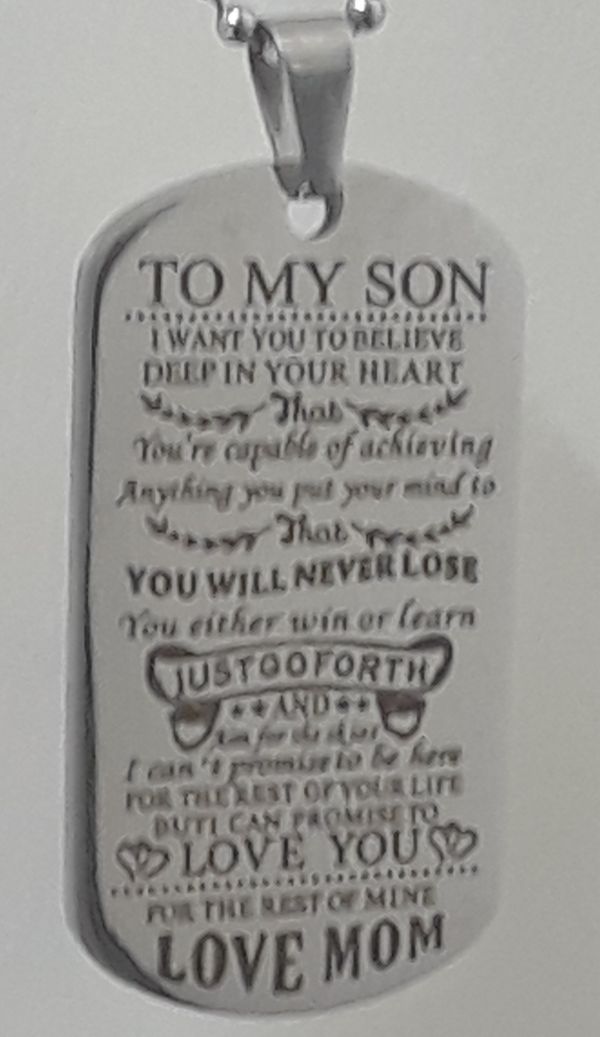 To My Son Love Mom Pendant For In Castro Valley Ca Offerup To My Son Love Mom Pendant