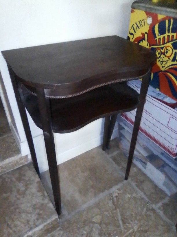 Antique Side Table. Walnut