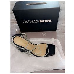Fashion Nova Strappy Heels 