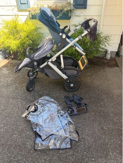 Uppa baby vista v2 double stroller and accessories