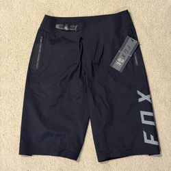 New With Tags: Fox Defend Biking Shorts / Size 30