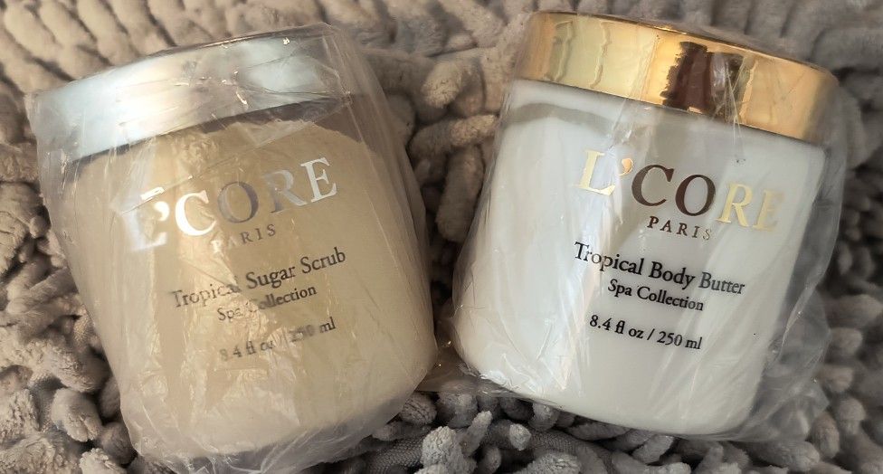 L’CORE Paris Tropical Body Butter & Sugar Scrub – Spot Collection | NEW & SEALED