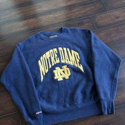 90s Notre Dame Jansport Crew Neck Size Large