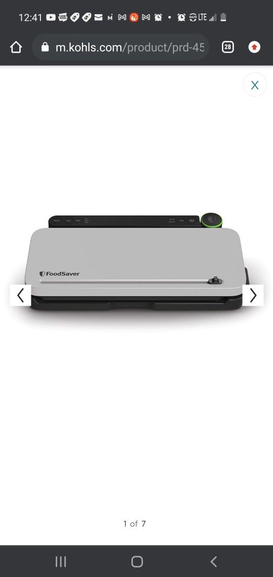 $100 FOOD SAVER MODEL VS3130 VACCUUM SEALER SYSTEM STARTER SET BUNDLE